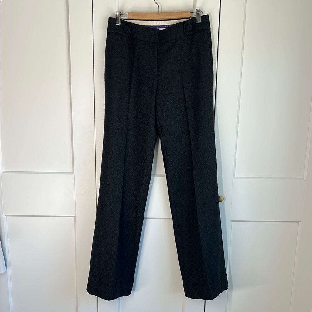 JCrew Charcoal Grey Wool Dress Pants | 6L